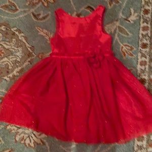 Red H&M girls dress size 3-4 yrs